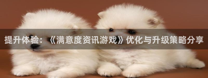 手机版奇亿娱乐客户端下载：提升体验：《满意度资讯游戏》优化与
