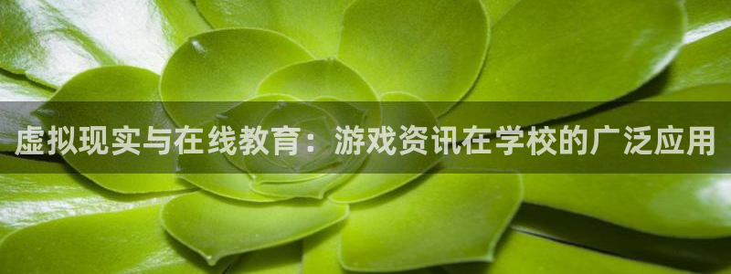 奇亿娱乐下载链接：虚拟现实与在线教育：游戏资讯在学校的广泛应